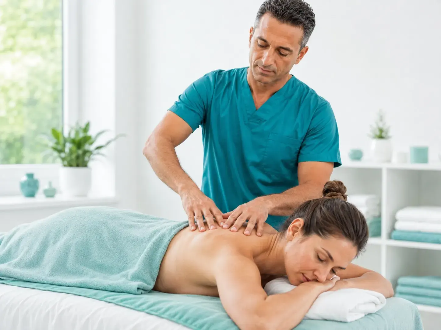 Massage therapy in a chiropractic care setting