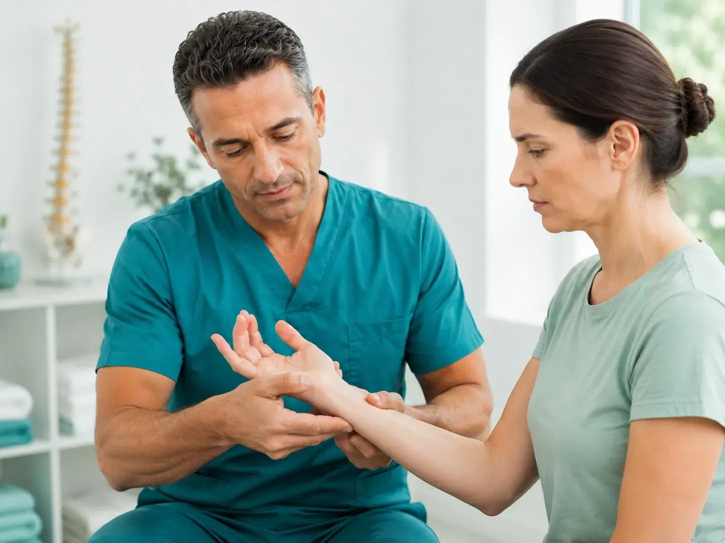 Clinical soft-tissue evaluation in a chiropractic office